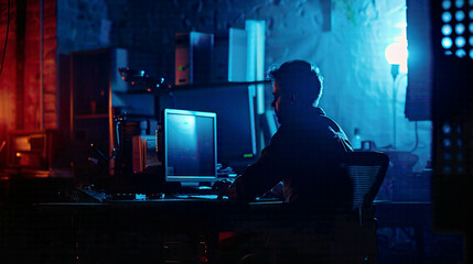 System breach alert after cyber attack on computer network Compromised information concept Internet virus cyber security cybercrime Hacker attempting data theft