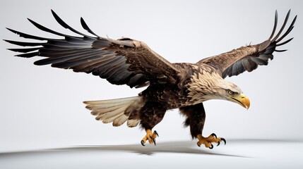 Obraz premium soars through the air against