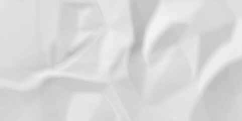 White old Crumpled paper pattern texture. paper crumpled texture. white fabric crushed textured crumpled.