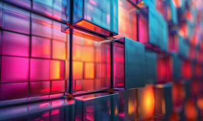 Abstract geometric grid background