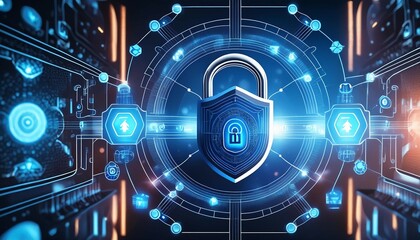 A detailed and comprehensive illustration of Endpoint Security, showcasing the advanced cyber defense mechanisms in place to protect against potential online cyber attacks