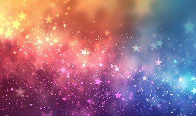 Obraz premium Gradient background with abstract stars