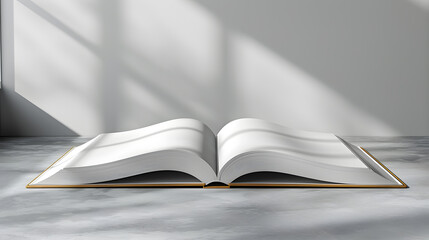 Fototapeta premium open book on a table