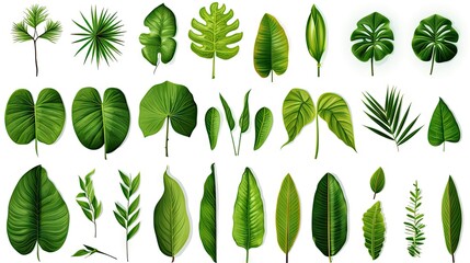 tropical leaves UHD Wallpaper