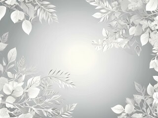 Light white seamless nature patterned background vector