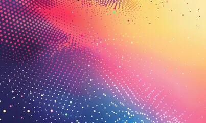 Minimalist gradient with dots pattern