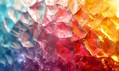 Gradient glass effect background