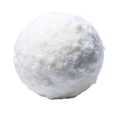 Snowball isolated on transparent background