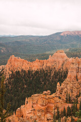 Weitblick über die Felsformationen und Wälder des Bryce Canyon Nationalparks