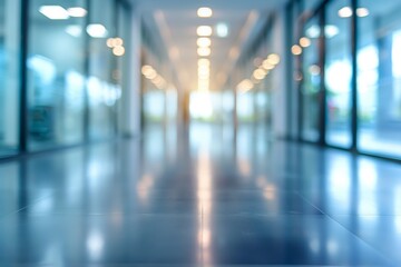 Blurred office space background. Blurry photo of office