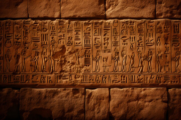 egypt writings on sandstone wall, sandstone wall egypt