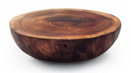 Wooden Coffee Table isolate on white background: Natural warmth, diverse finishes suit various decor styles, adding timeless charm to any living space.
