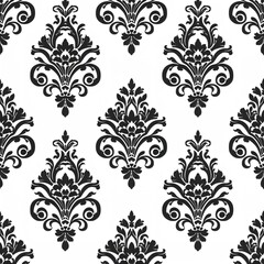 Obraz premium damask seamless pattern background. Classical luxury old fashioned damask ornament