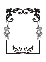 vintage frame and border for graphic designer
