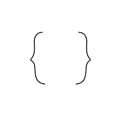 hand drawn bracket doodle