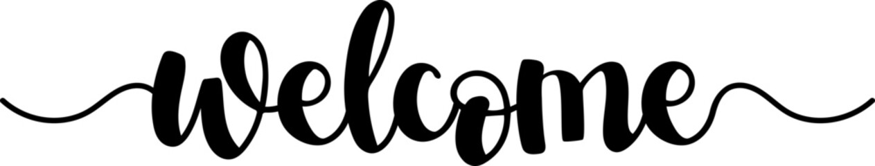 Welcome, Home Quote, Saying Word Illustration