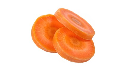 Carrot on white background