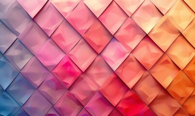 Obraz premium Gradient diamond pattern background