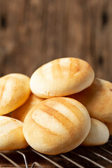 Delicious and nutritious almojabanas or pandebono, a food based on cassava flour and cheese