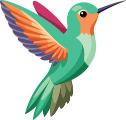 Very beautiful cute hamming bird