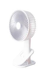 Portable fan isolated on white background