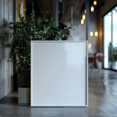 White photo frame mockup Resources for creating a variety of graphic works