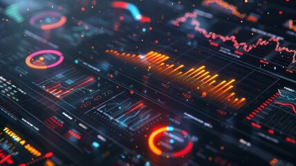 Fototapeta premium digital audio mixer