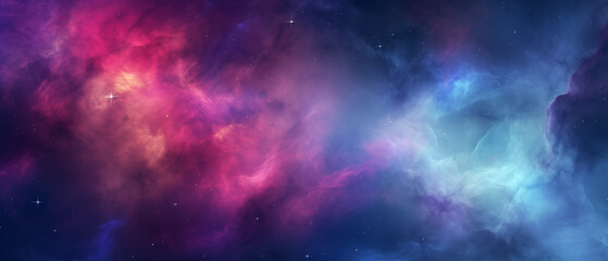 Vivid Cosmic Nebula
