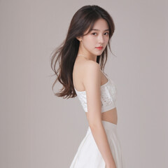 asian korean ai woman model