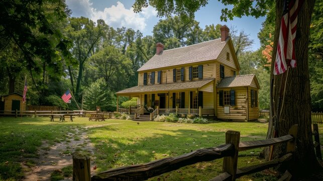 A Fourth of July festival featuring displays of American heritage and remembrance of the abolitionist movement, with interactive exhibits