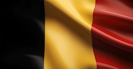 belgian Flag for national Day or Independence Day of belgia