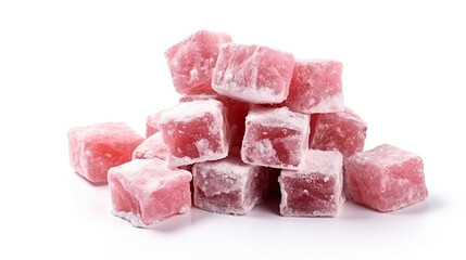 Turkish Joy Turkish Lokum set off on an all-white background