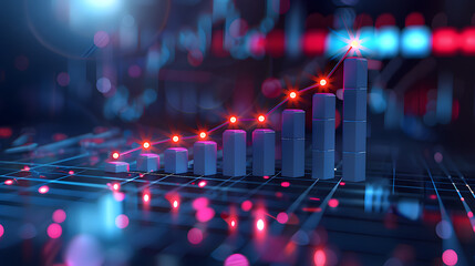 gráfica tendencia ascendente