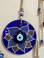 Decorated evil eye bead 