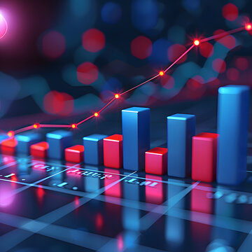 gr&aacute;fico con tendencia alcista