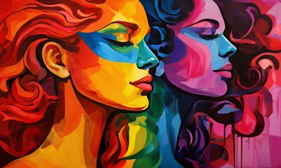 Naklejka premium Pride Month and Day