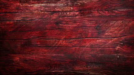 Red Wooden Background