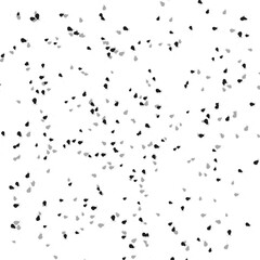 Abstract texture of black splashes on a white background.