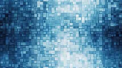 Fototapeta premium Abstract Blue and White Mosaic Pattern