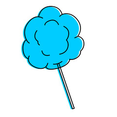 Japanese summer material and wave element