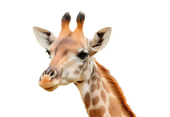 A Young Giraffes Curious Gaze In A Golden Light