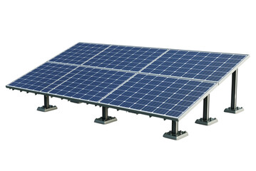 solar panel isolated on a transparent background