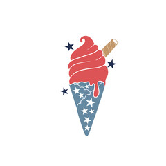 American ice cream cone 