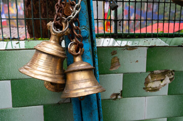 In Buddhism bells are meditation enhancers, helping practitioners keep their attention focused on the present moment. In Hinduism devotees ring the bell to inform the deity of his or her arrival.