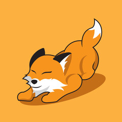 Cute Fox | Kitsune (Vector)