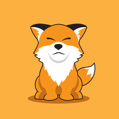 Cute Fox | Kitsune (Vector)