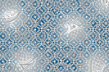 dark blue geometric pattern