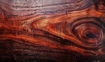 Naklejka premium Dark mahogany wood surface with polish