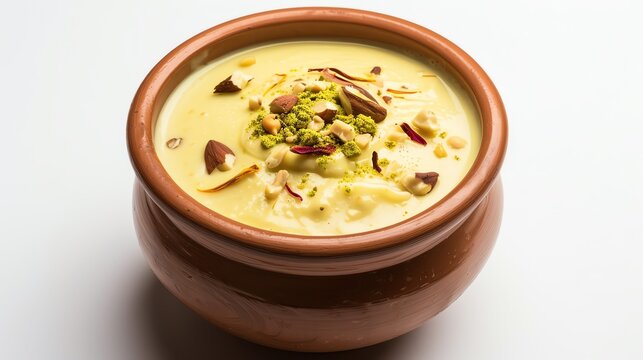 A luxurious image of creamy pista kulfi