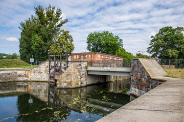 Fototapeta premium The old Grodz Stone lock in Gdansk